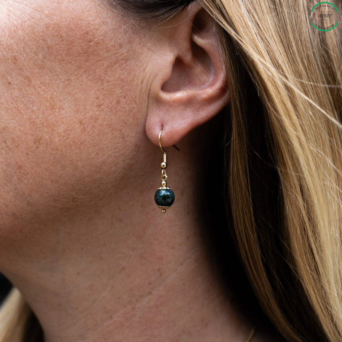 Boucles d'oreilles Jade Jaguar