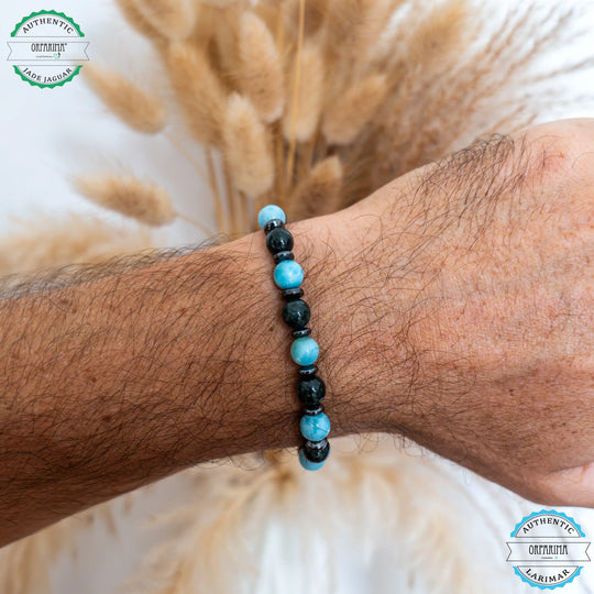 Bracelet MAYALA Jade/Larimar