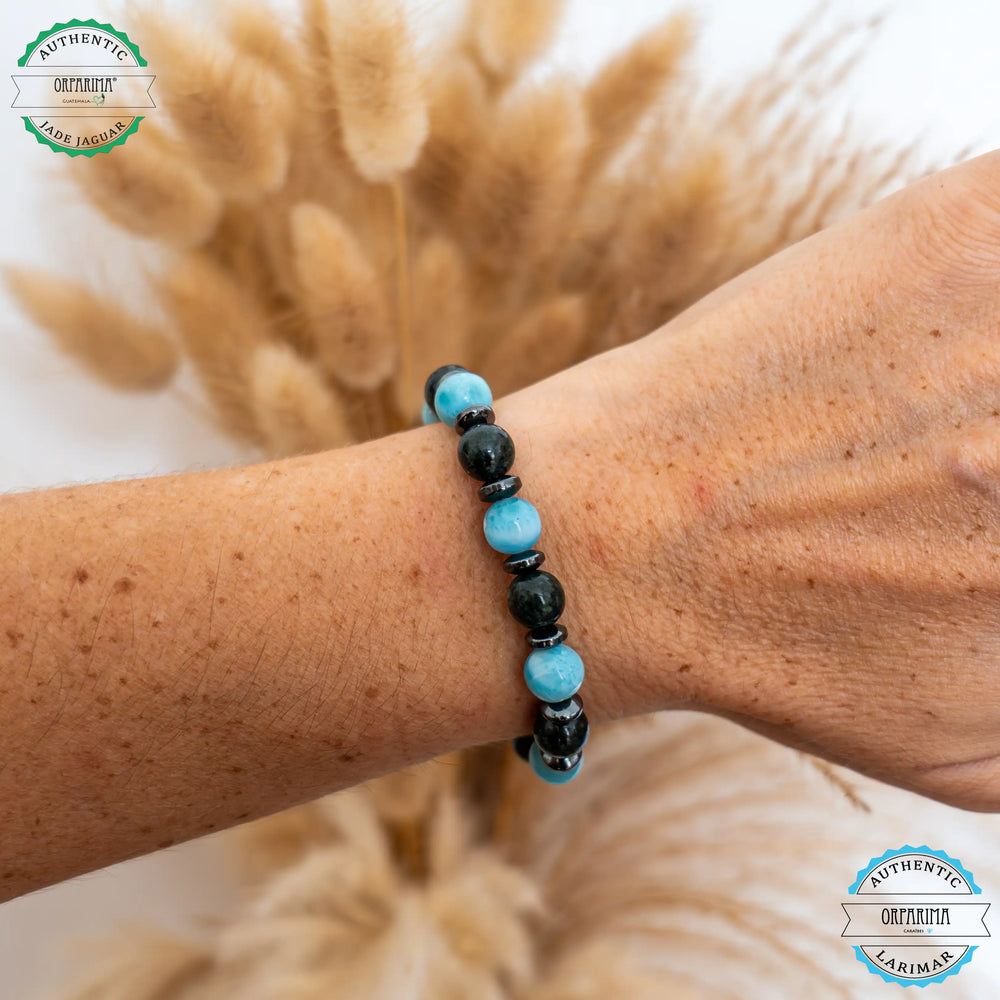 Bracelet MAYALA Jade/Larimar