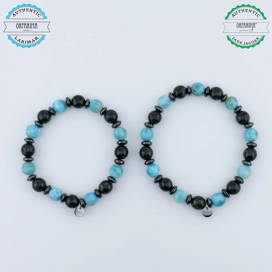 Bracelet MAYALA Jade/Larimar