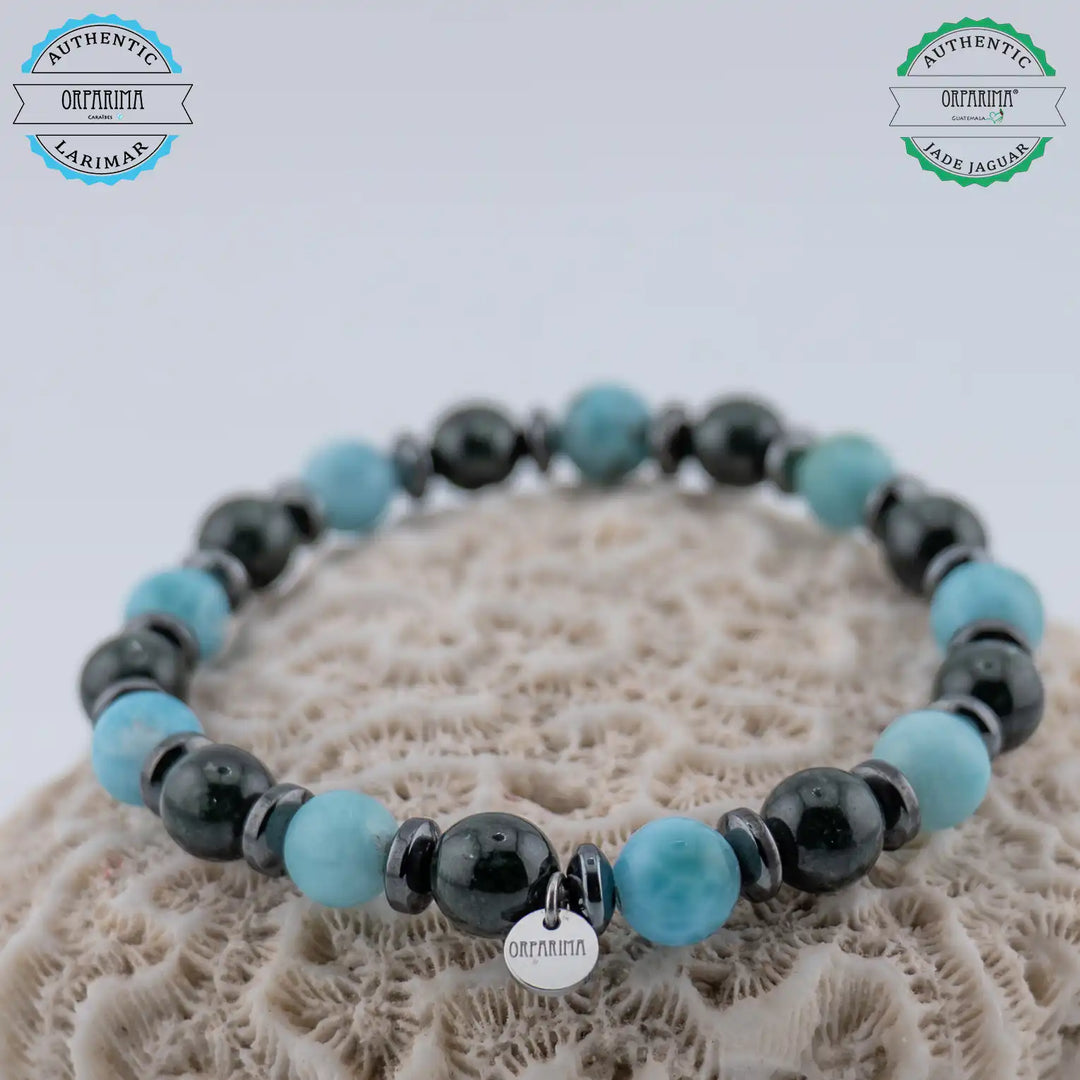 Bracelet MAYALA Jade/Larimar