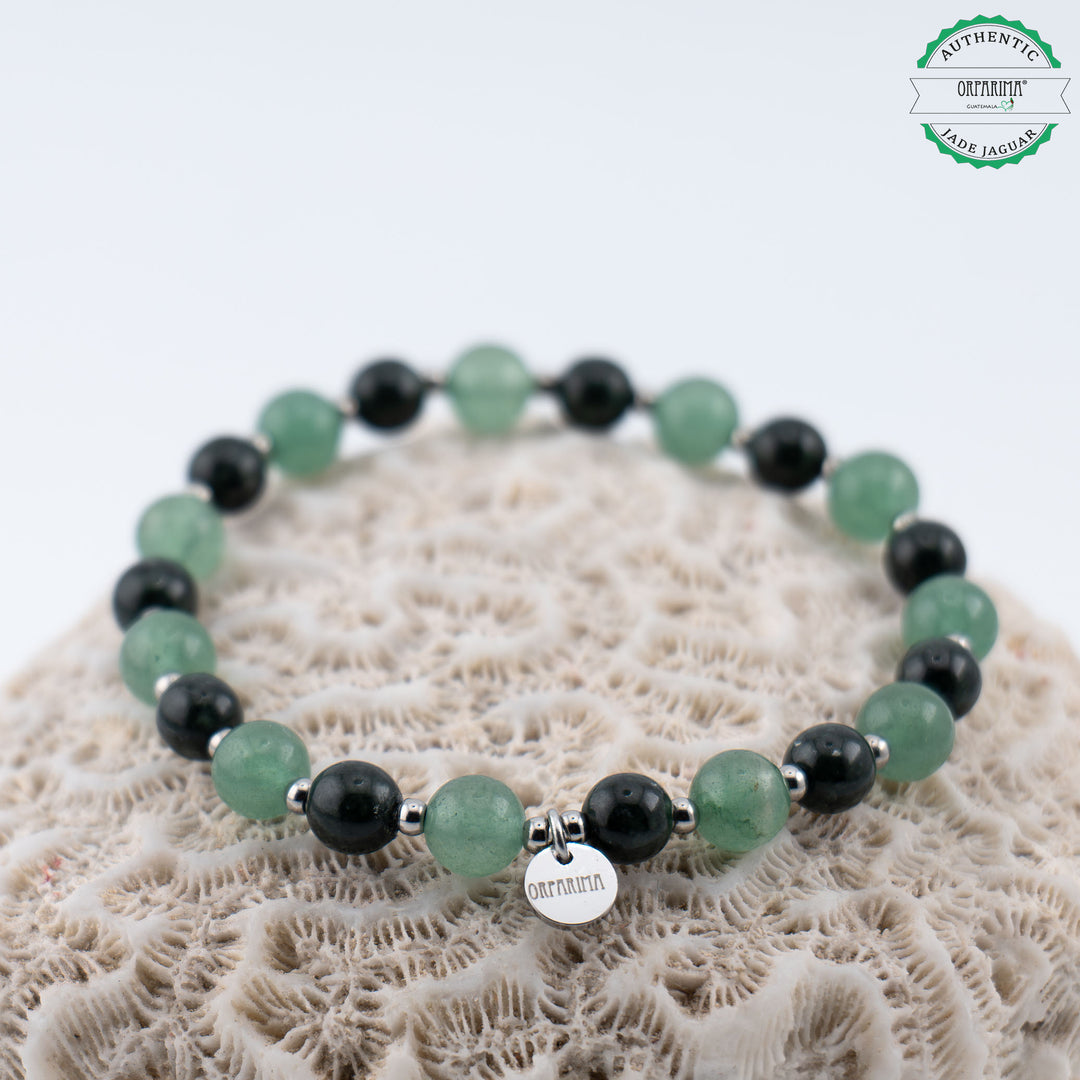Perles de Jade Jaguar et d&
