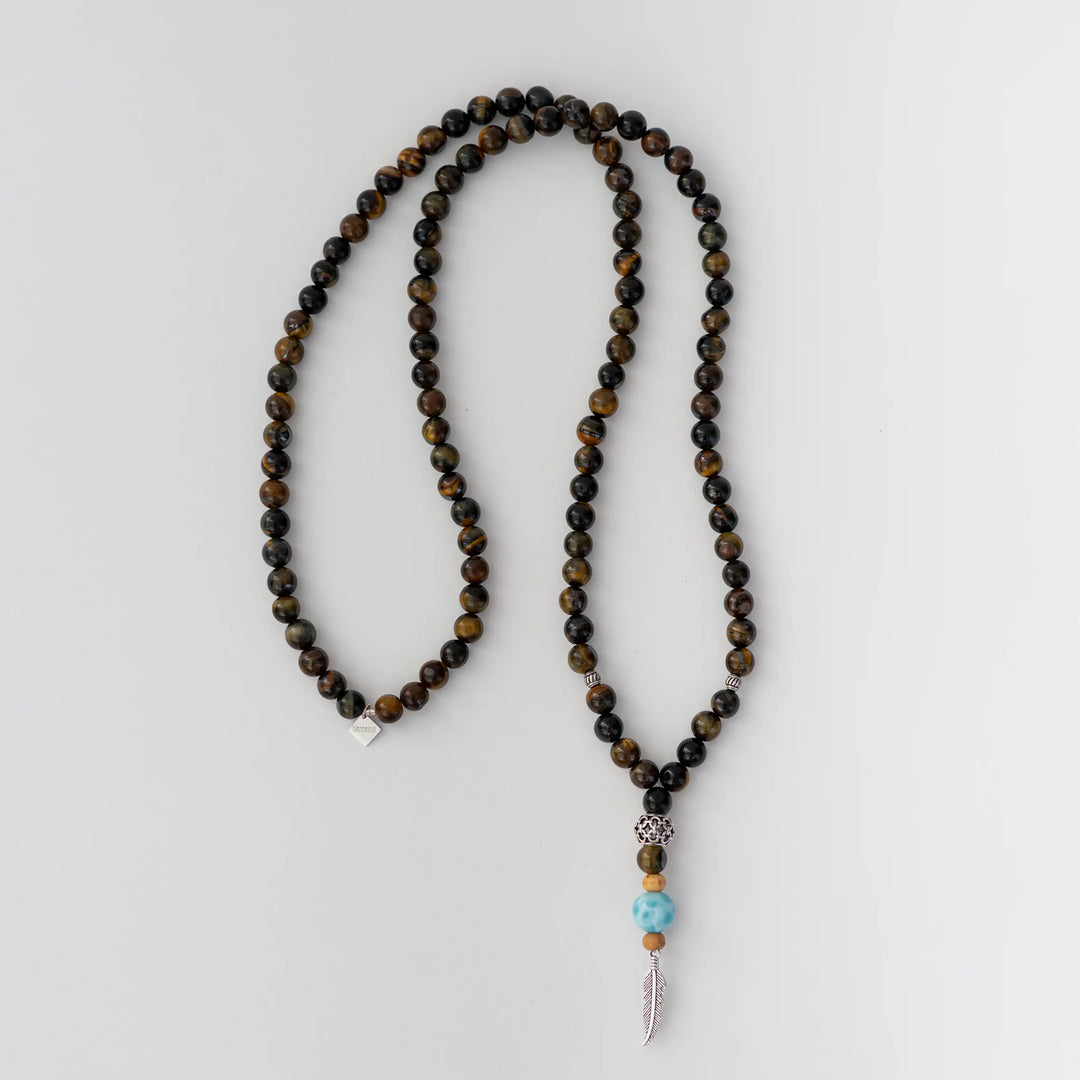 MALA Larimar 💙 Œil de Tigre 🤎