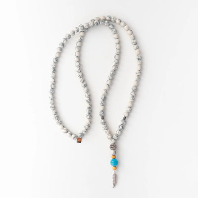 MALA Larimar 💙 Howlite Blanche 🤍